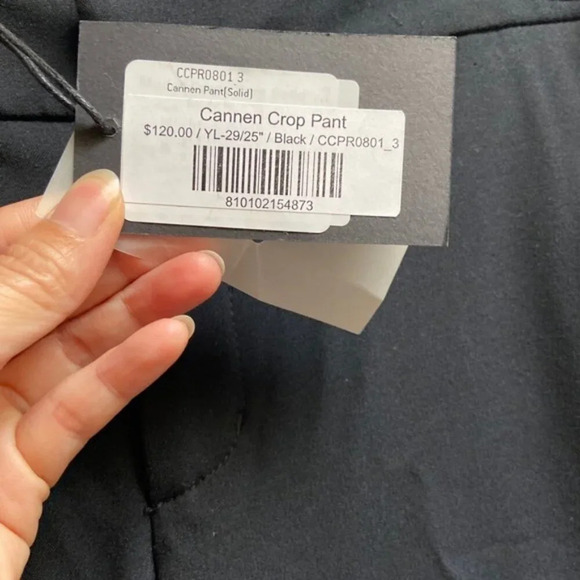 NWT D. RT Cannen Solid Slim Fit Crop Pants Sz 3 (28") - Picture 14 of 16